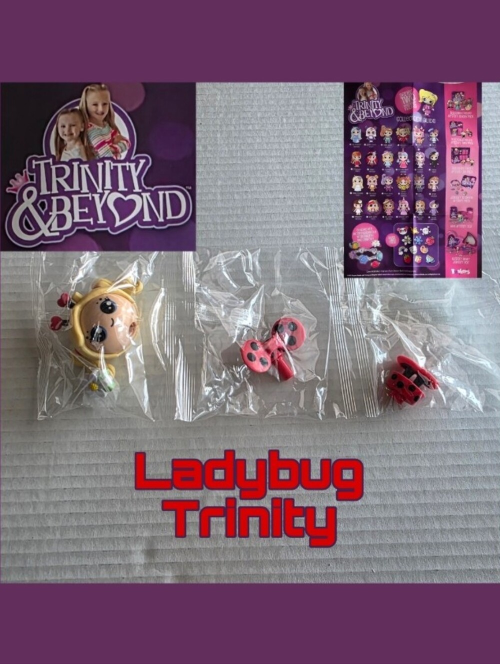 NIP Ladybug Trinity Kids Toy - Pink and Red